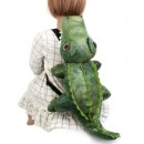 Alligator / Crocodile back pack with black loop and adjustable straps