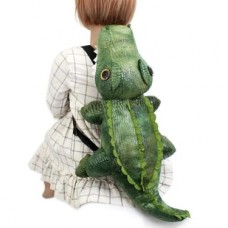 Alligator / Crocodile back pack with black loop and adjustable straps